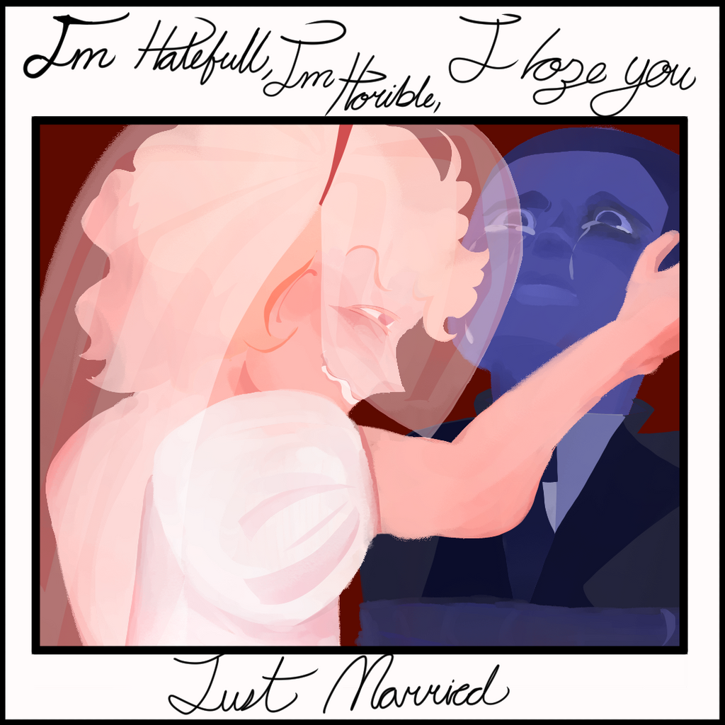 Two or more characters interacting