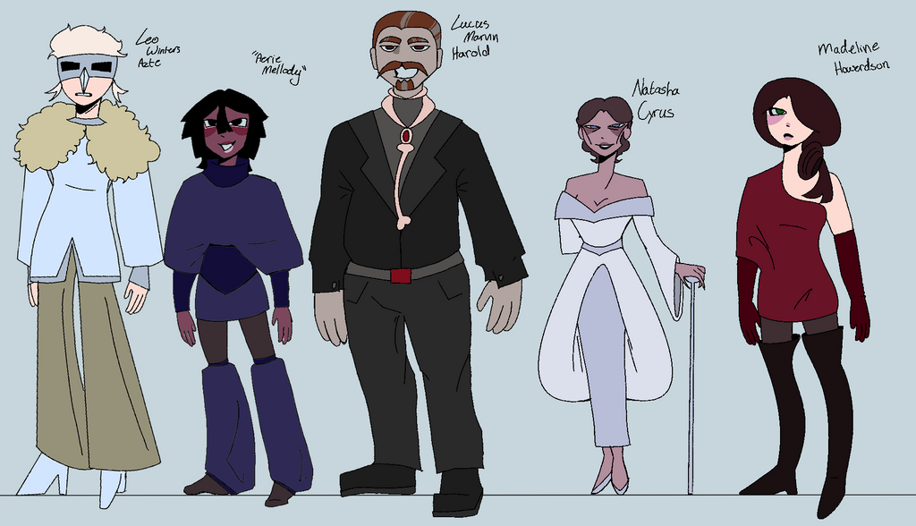 Character line up sheet