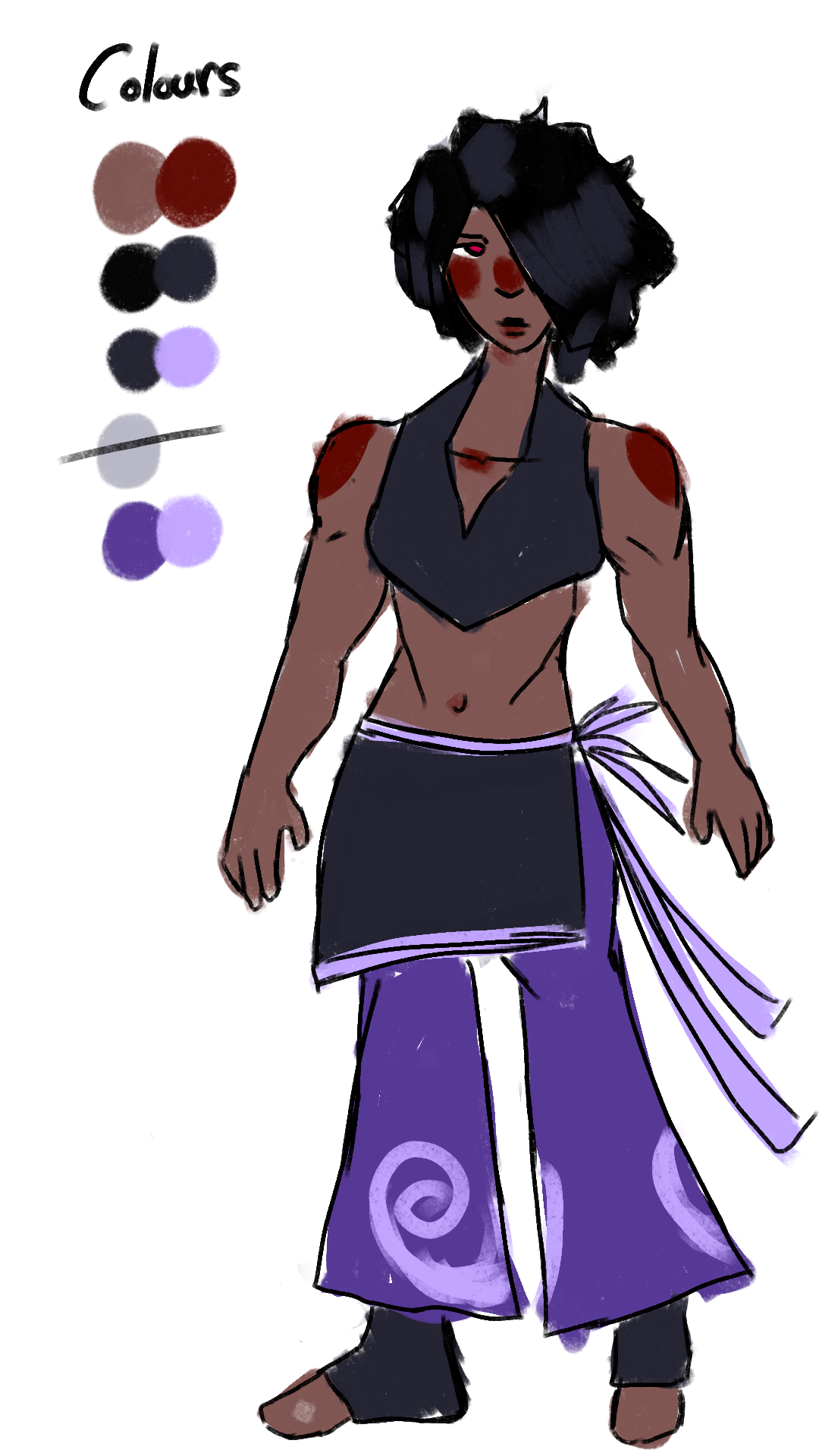 Character line up sheet